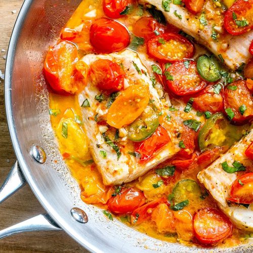 tilapiagarlicbutter The Healthy Fish