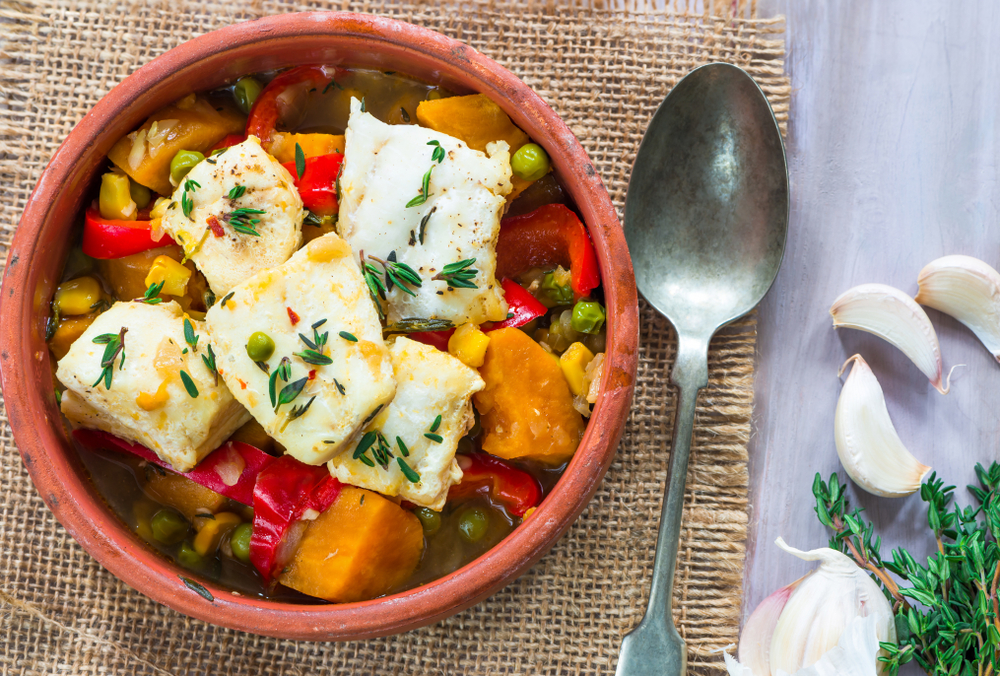 Fish stew with vegetables